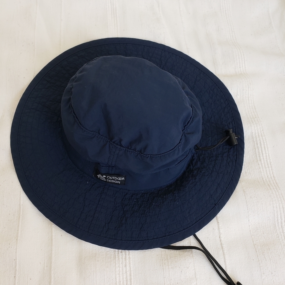 Scala Sun Hat Size Medium Outdoor Design Navy Blue‎  Adjustable - Picture 13 of 16